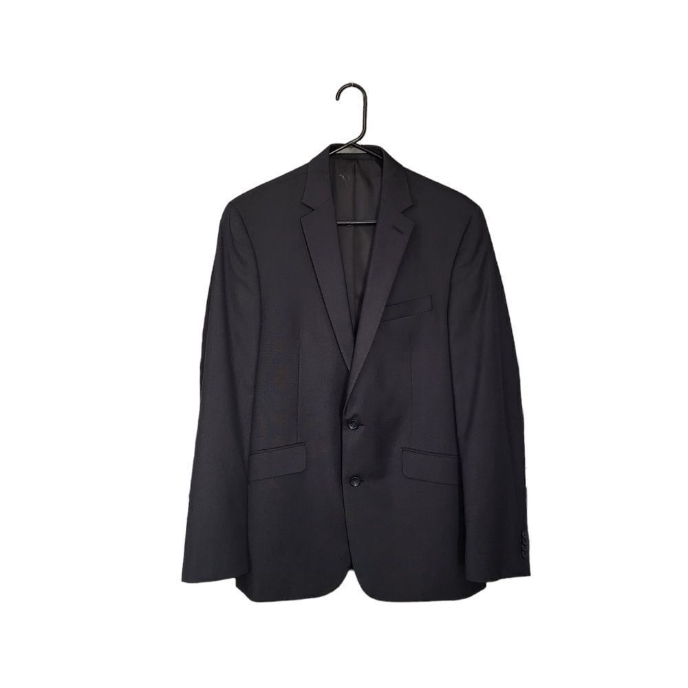 Kenneth Cole Reaction Blazer Mens 40R Formal Sports Coat Jacket Gray Black